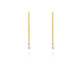 Pendientes de Oro 18Kt ballerina