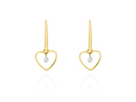 Ohrringe   in 18kt Gelbgold und Diamanten