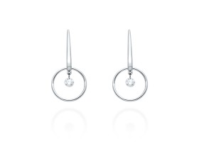 Ohrringe   in 18kt Gelbgold und Diamanten