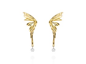 Ohrringe   in 18kt Gelbgold und Diamanten