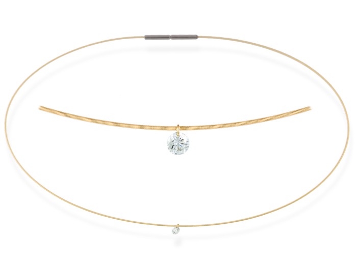 Halskette in 18kt. Gold und Diamanten