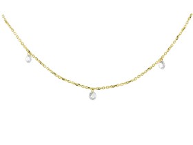 Halskette in 18kt. Gold und Diamanten