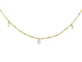 Halskette in 18kt. Gold und Diamanten