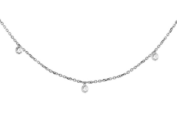 Necklace in 18kt. Gold and diamonds