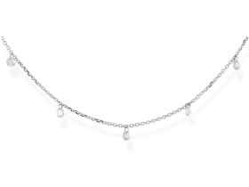 Necklace in 18kt. Gold and diamonds