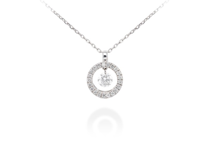 Gargantilla de Oro 18Kt y diamantes ballerina