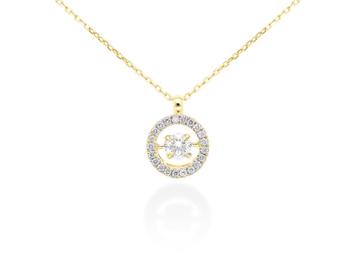 Halskette   in 18kt Weißgold und Diamanten