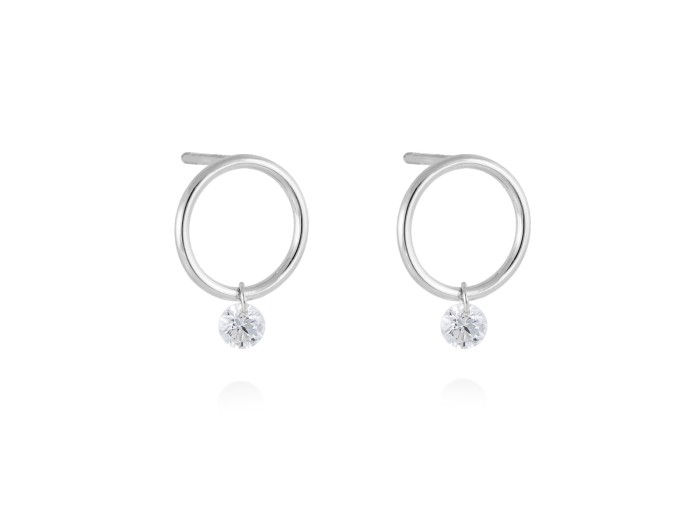 Ohrringe in 18kt. Gold und Diamanten