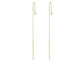 Earrings in 18kt. Gold and diamonds