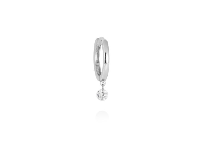 Piercing BALLERINA HOOP in 18kt Gelbgold und Diamant 0.07ct