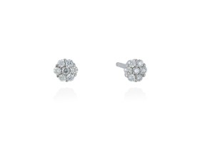 Earrings in 18kt. Gold and diamonds