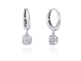 Ohrringe   in 18kt. Gold und Diamanten