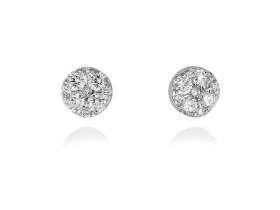 Earrings in 18kt. Gold and diamonds