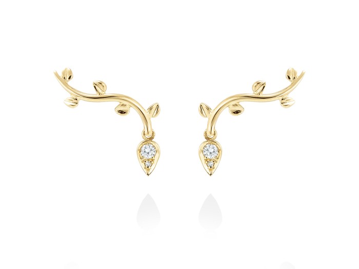 Ohrringe   in 18kt Gelbgold und Diamanten