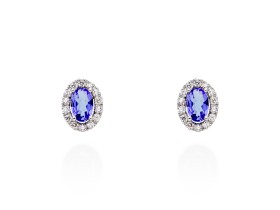 Ohrringe   in 18kt Weißgold und Diamanten