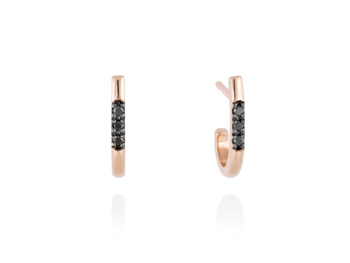 Earrings in 18kt. Gold and diamonds
