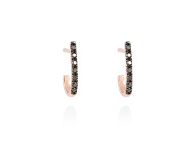 Pendientes en Oro 18Kt. y diamantes