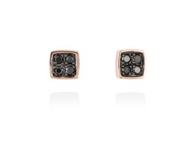 Earrings in 18kt. Gold and diamonds