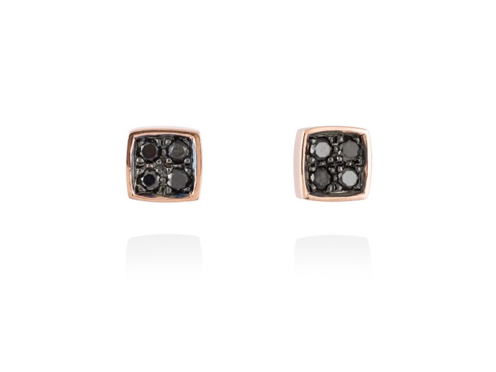 Earrings in 18kt. Gold and diamonds