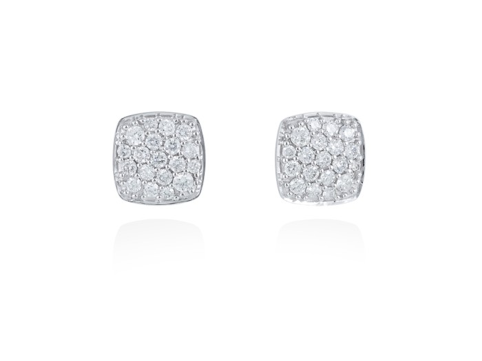 Ohrringe in 18kt. Gold und Diamanten