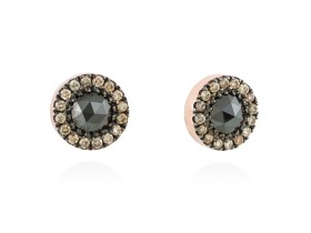 Earrings in 18kt. Gold and diamonds