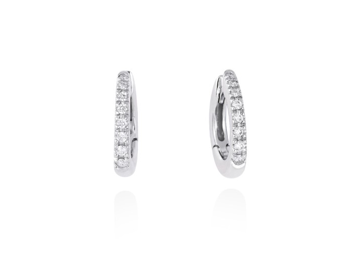 Ohrringe   in 18kt. Gold und Diamanten