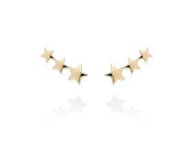Pendientes   en Oro amarillo 18Kt