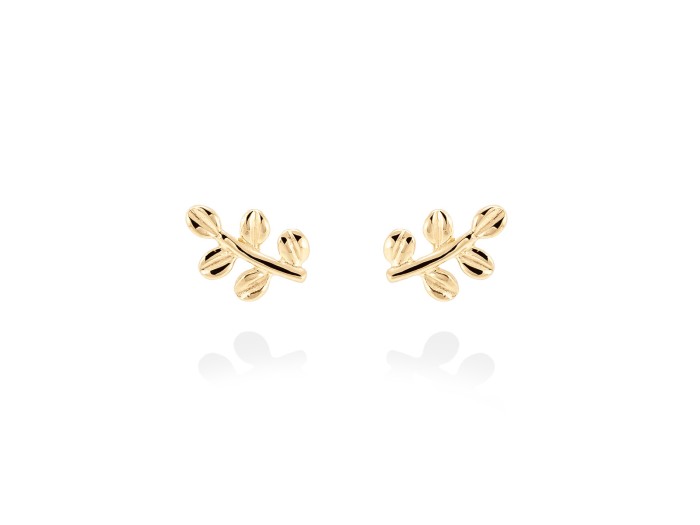 Pendientes   en Oro amarillo 18Kt