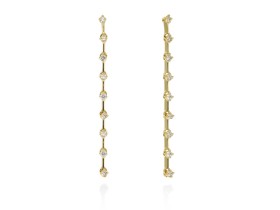 Ohrringe   in 18kt Gelbgold und Diamanten