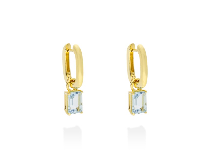 Pendientes   en Oro amarillo 18Kt