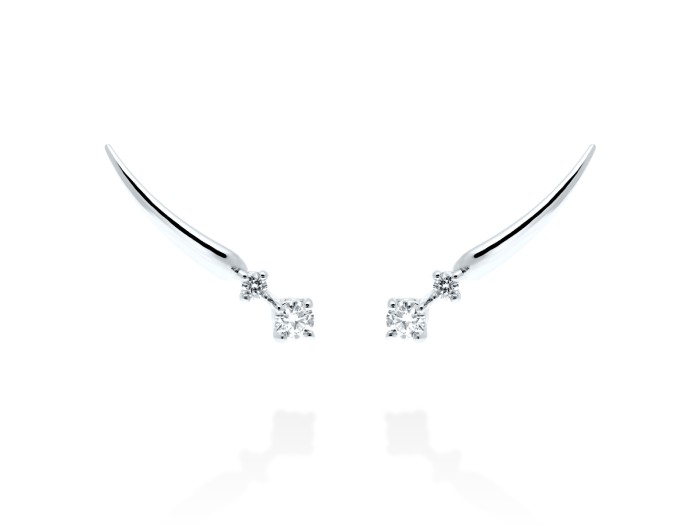 Climber Earring   in 18kt yellow Gold and diamonds