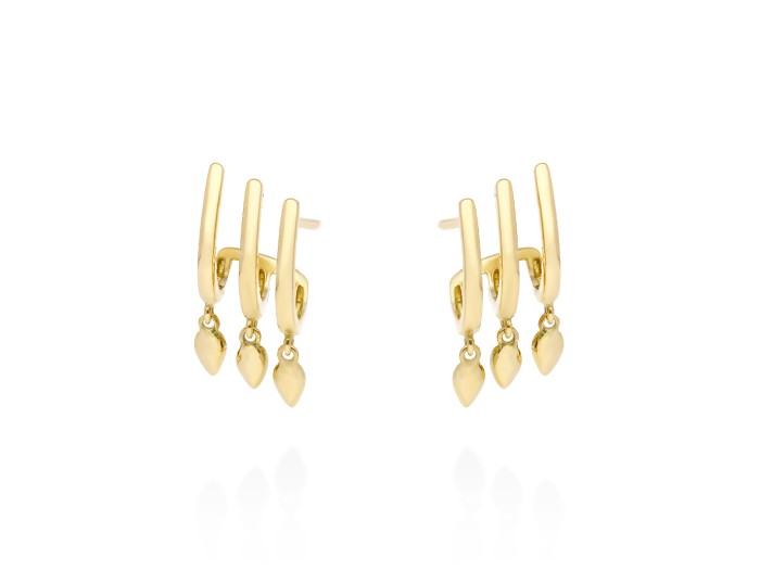Pendientes   en Oro amarillo 18Kt