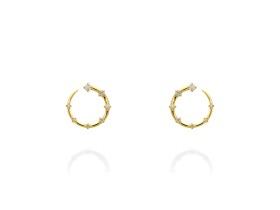 Ohrringe   in 18kt Gelbgold und Diamant