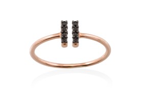 Ring in 18kt. Gold und Diamanten