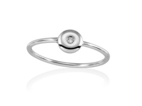 Anillo  en Oro 18Kt. y diamantes