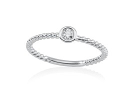 Ring in 18kt. Gold and diamonds