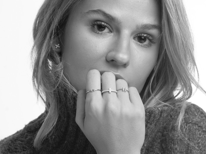 Ring in 18kt. Gold and diamonds