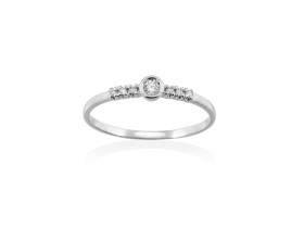 Ring in 18kt. Gold und Diamanten