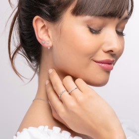 Ring in 18kt. Gold und Diamanten