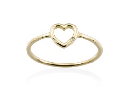 Anillo  en Oro 18Kt. y diamantes