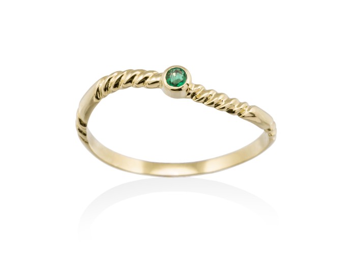 Anillo  en Oro 18Kt. y diamantes