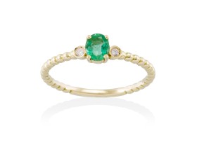 Ring in 18kt. Gold and diamonds