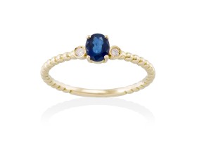 Ring in 18kt. Gold and diamonds