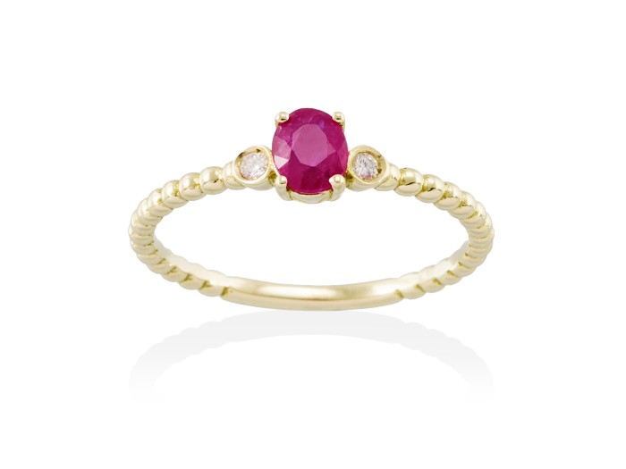 Ring in 18kt. Gold and diamonds