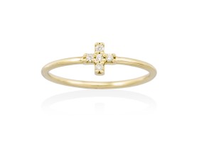 Ring in 18kt. Gold and diamonds