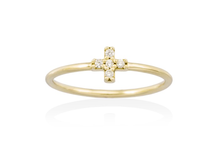 Ring in 18kt. Gold und Diamanten