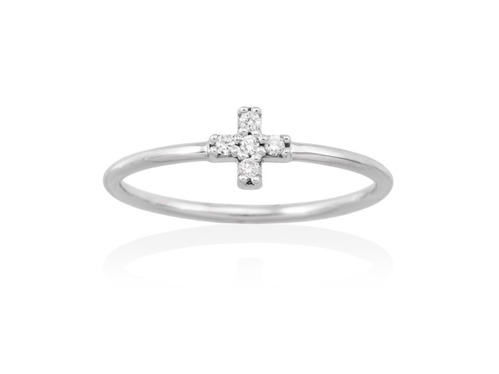 Anillo  en Oro 18Kt. y diamantes