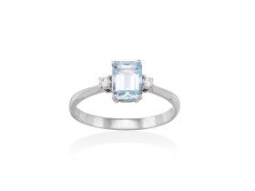 Ring in 18kt. Gold und Diamanten