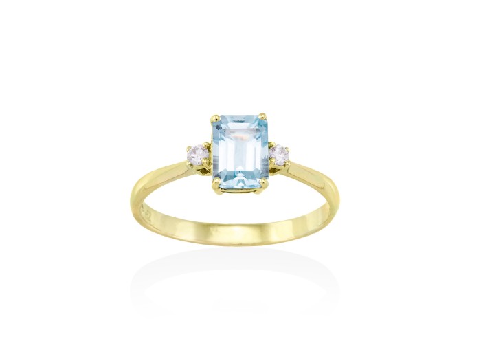 Ring in 18kt. Gold and diamonds