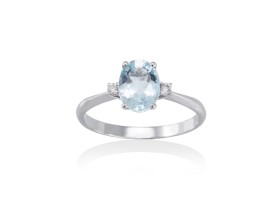 Ring in 18kt. Gold and diamonds